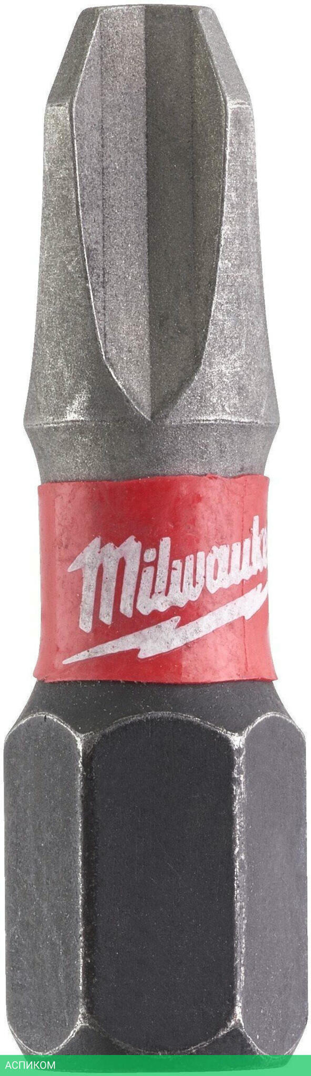 Бита Milwaukee Shockwave PH3 25мм 2шт (4932430857)
