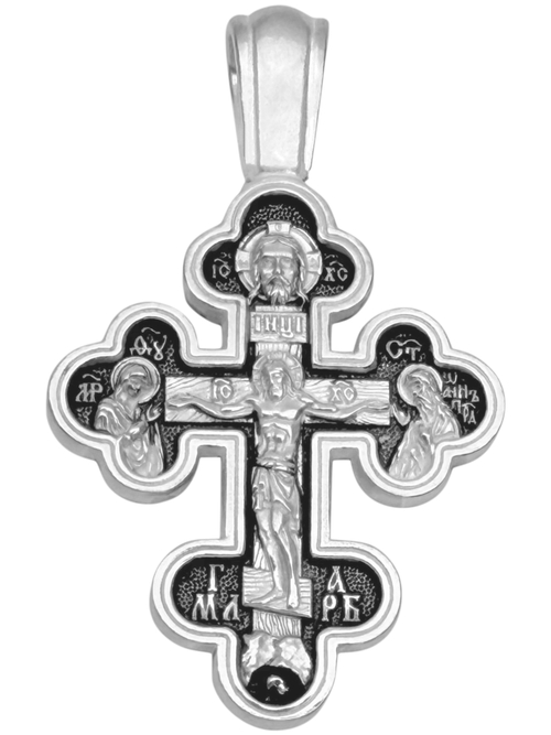 Крест из серебра/Чернение
