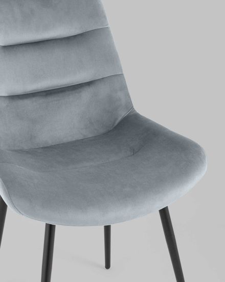 Стул Остин велюр серый