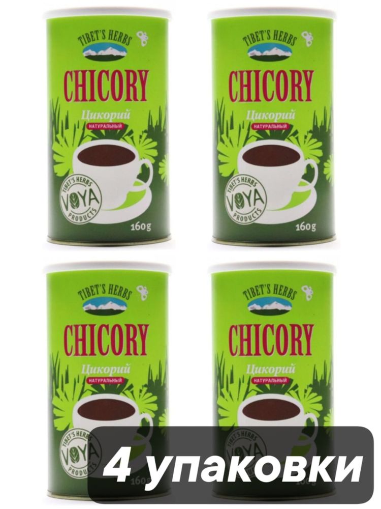 Цикорий растворимый натуральный Tibet&#39;s Herbs 160 г x 4 шт