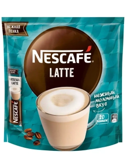 Кофе растворимый 3 в 1 Nescafe Latte 360 г