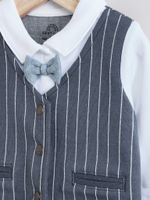 Комбинезон / Cлип для малышей Next E19-555, Белый, Серый