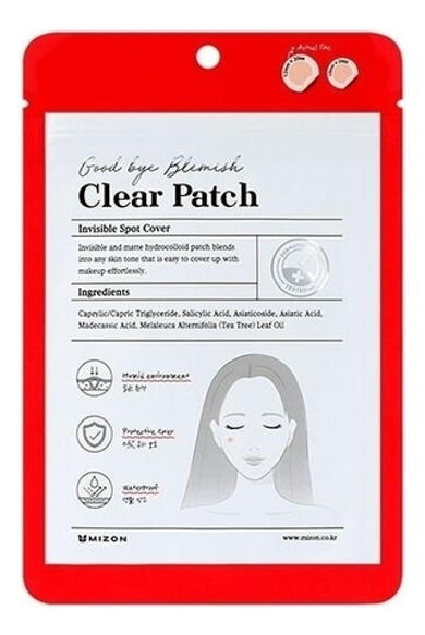 MIZON Патчи для точечного применения - GOOD BYE BLEMISH CLEAR PATCH ,44 шт