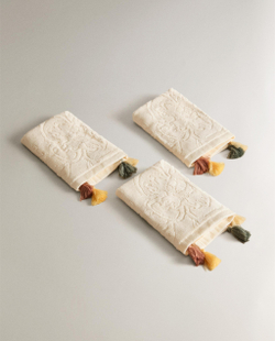 Zara Home Набор полотенец из хлопка, 30x30 см (3 шт.) · 3519/002