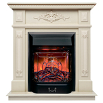 Каминокомплект Real Flame Lilian WT с очагом Majestic Lux Black RC