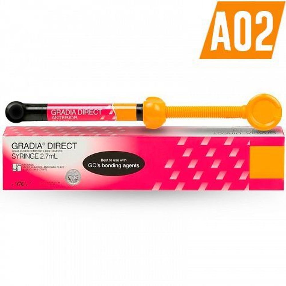 Gradia Direct (Syringe) ANTERIOR AO2 - светоотверждаемый реставрационный гибридный композит, 4 г