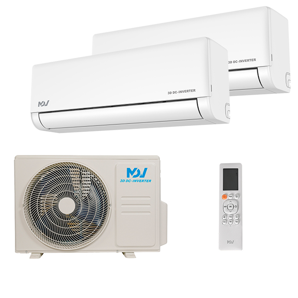 Мультисплит система на 2 комнаты MDV MDSAI-09HRFN8 x 2 / MD2O-14HFN8
