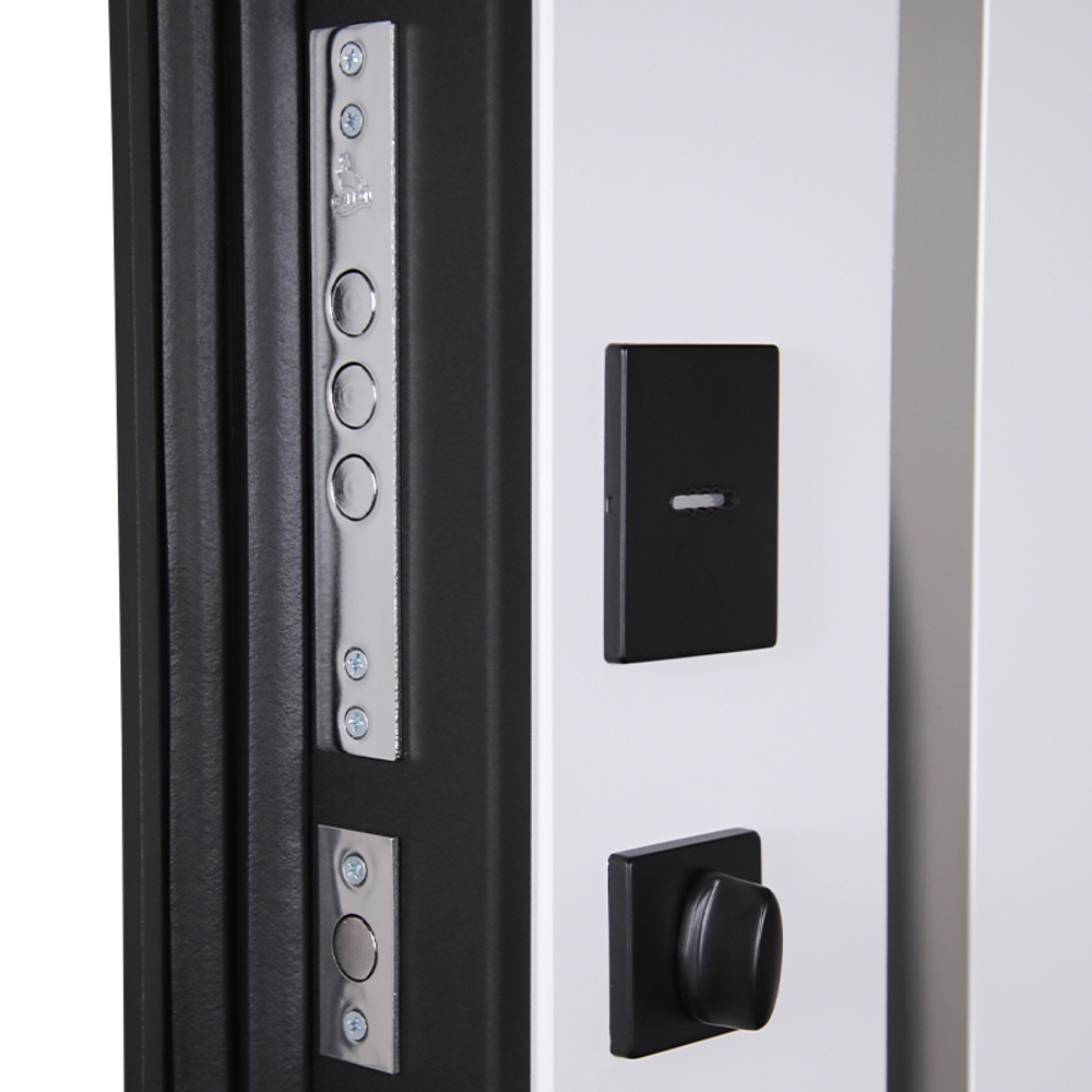 Стальная дверь "Обсидиан" 3D (биометрический замок Smart lock Y23). Заказная модель.