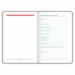 Ежедневник недатированный А5 148х218 мм GALANT "Ritter", под кожу, 160 л., черный, 114464