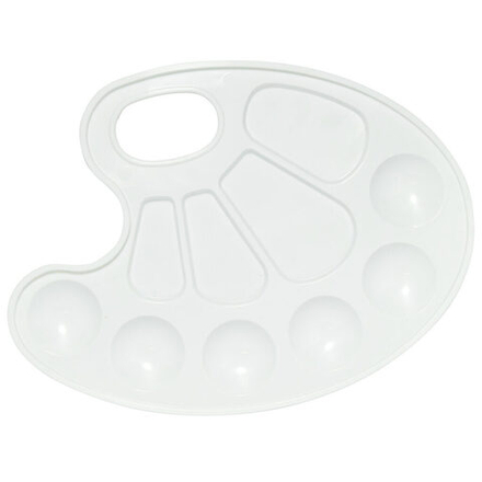 Палитра овальная пластиковая 10 ячеек