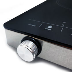 Настольная плитка стеклокерамическая инфракрасная HCC-257 2 конф., 2000+2000вт