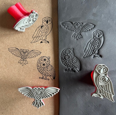 Набор штампов "Совушки"