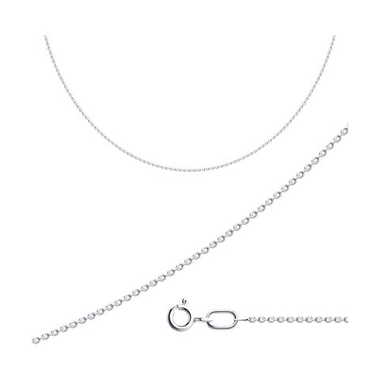 Цепь якорное плетение из серебра 0,3