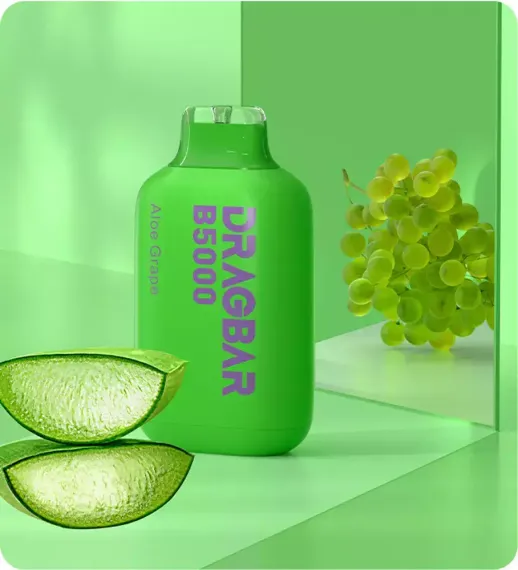 DRAGBAR B5000 - Aloe Grape (5% nic)