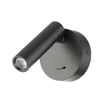 Светильник настенный с выключателем 3W 3000K CL704101 черный DEKART Citilux