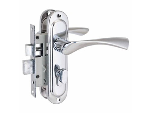 Замок врезной 103/50B вертушка СР хром с ручкой Стандарт (20шт/уп)