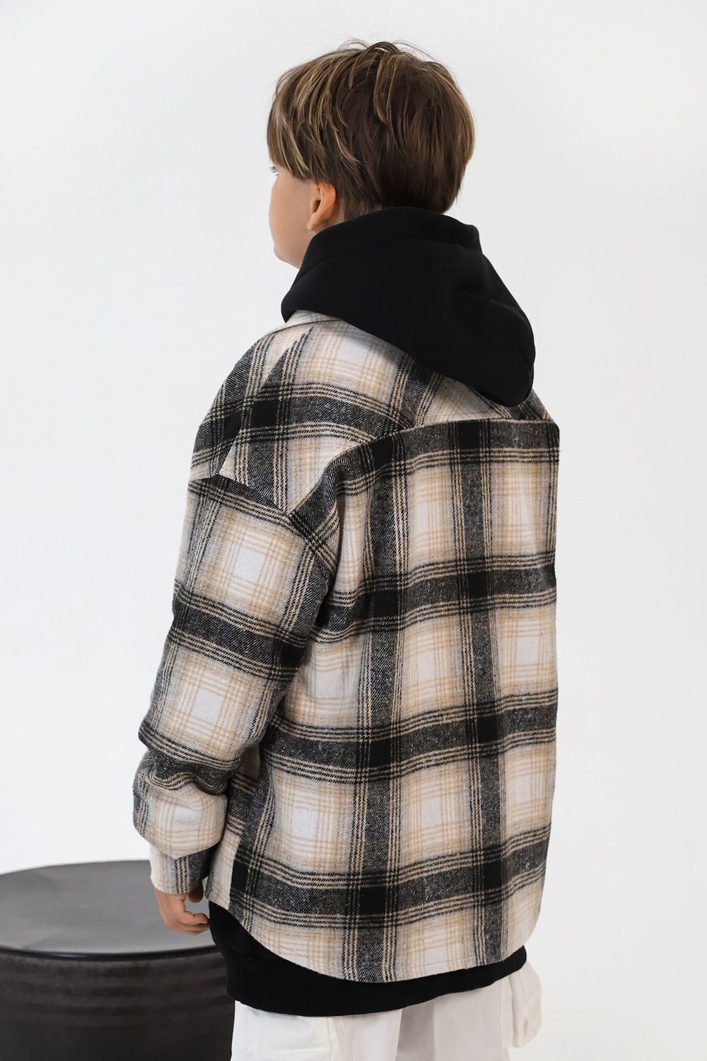 Рубашка для мальчика Квадро-2 Виотекс КОРИЧНЕВЫЙ