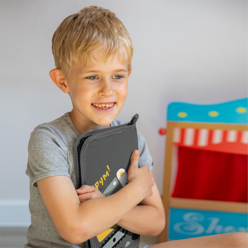 Коврик в садик 30х36 см, Экскаватор