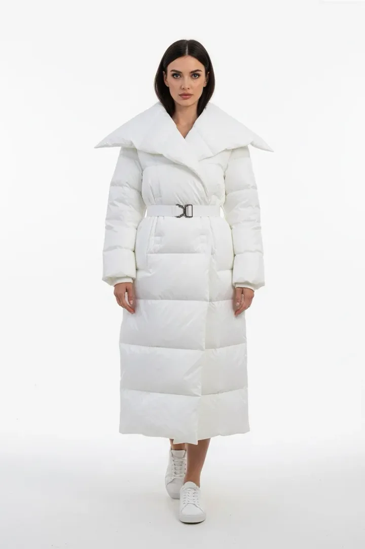 Женский длинный пуховик «KOOL»