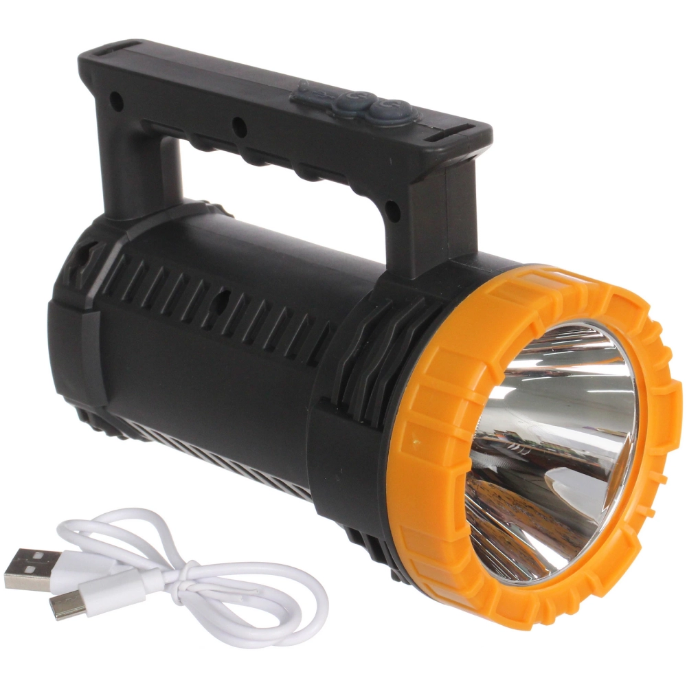 Фонарь ручной 4 режима 1LED, аккумуляторная батарея 2400mAh USB XJ609