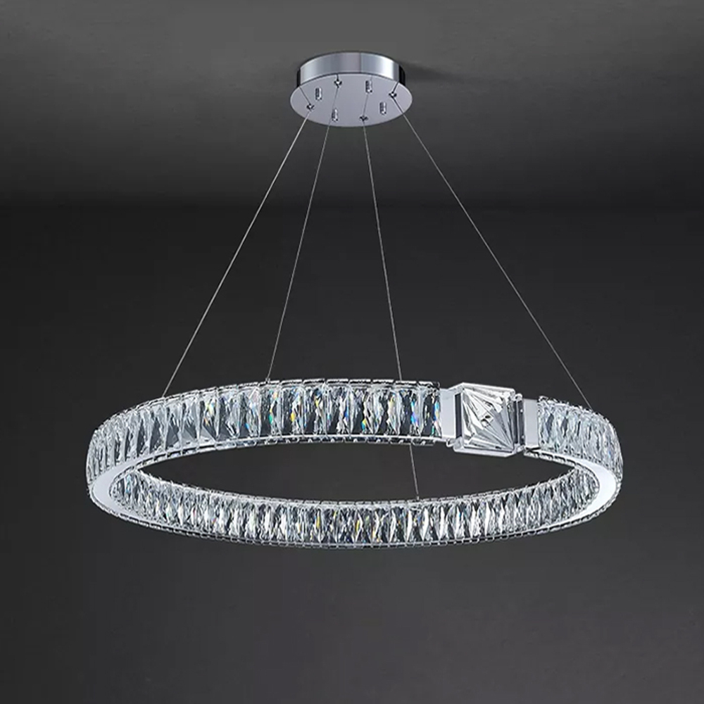 Люстра D8010P/R/D600 silver