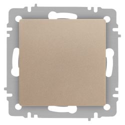 Переключатель Intro Accent 6-103-04 , 10А-250В, IP20, СУ, AL/CU, шампань | Intro