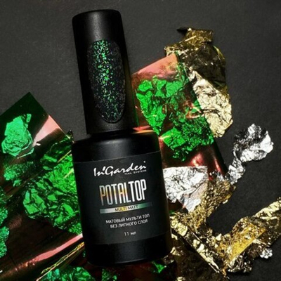 In'Garden Топ для гель-лака Potal Multi Matt, 11 мл
