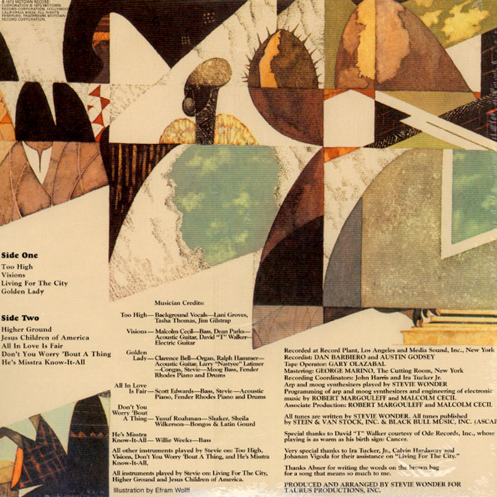 Stevie Wonder / Innervisions (LP)