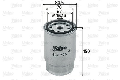 VALEO - 587725-VAL - Fuel Filter