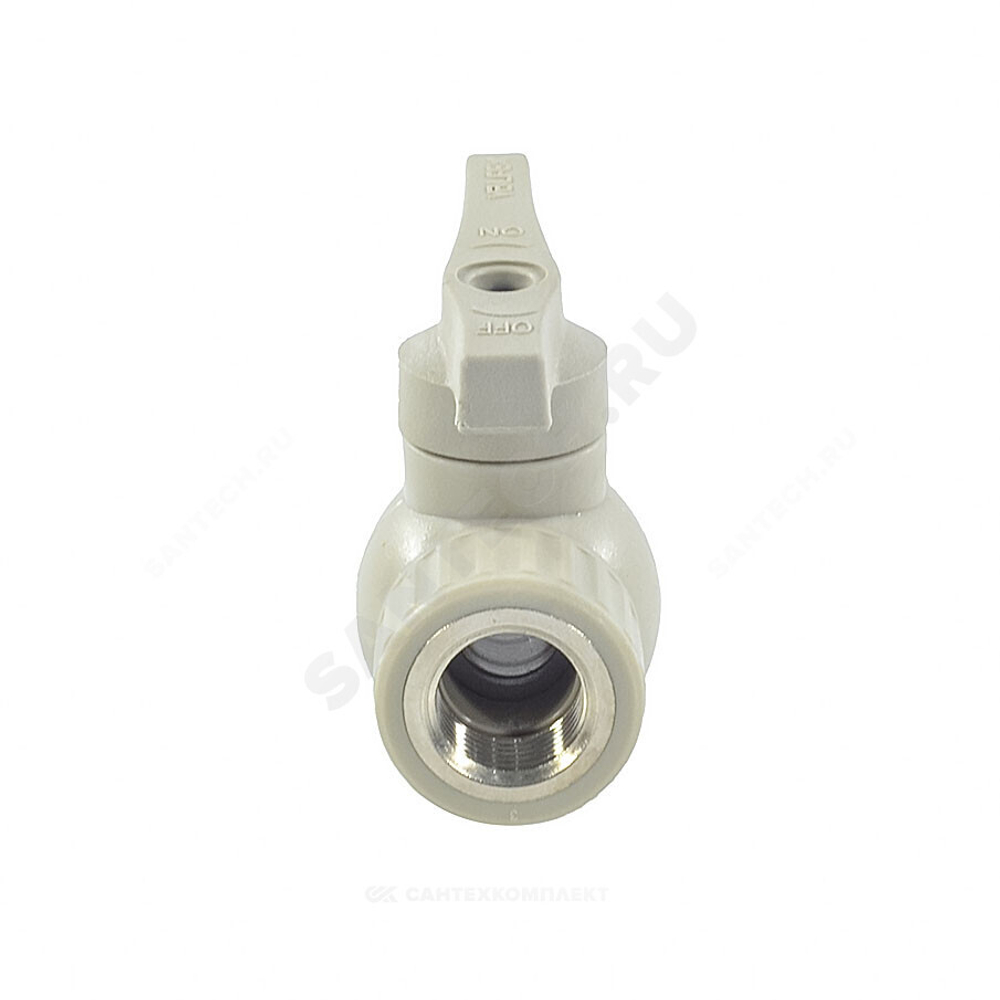Кран шаровой PP-R серый Дн 25х3/4" ВР VALFEX 10142534Г