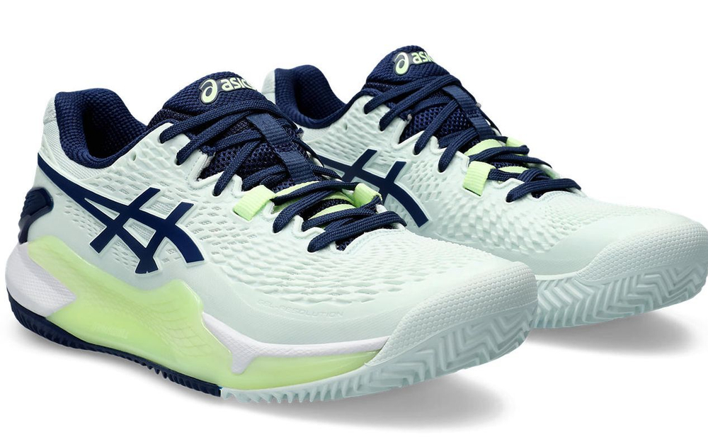 Женские Кроссовки теннисные Asics Gel-Resolution 9 Clay - Мятный