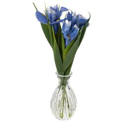 GAEM Цветочная композиция "Ирисы", L12 W12 H28 см