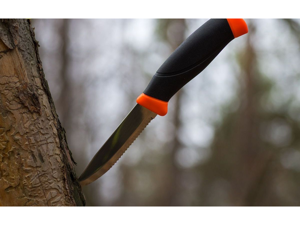 Нож Morakniv Companion F Serrated, нержавеющая сталь, 11829