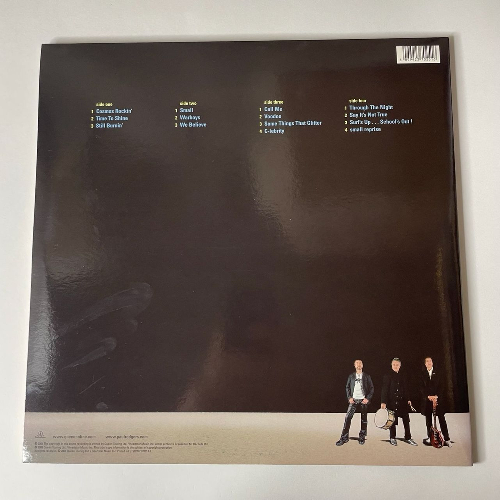 Винтажная виниловая пластинка LP Queen and Paul Rodgers The Cosmos Rocks (EU 2008)