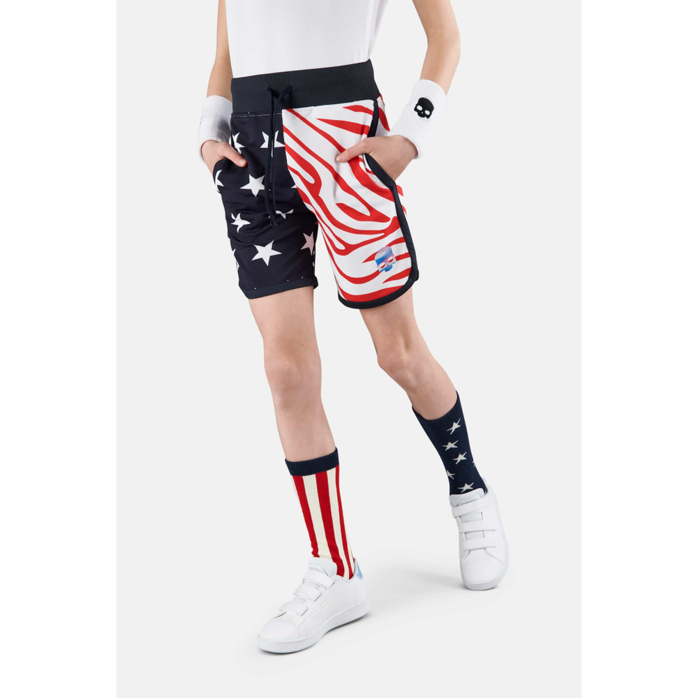 ОДЕЖДА ДЛЯ ТЕННИСА Мальчики, Шорты HYDROGEN STAR SHORTS .