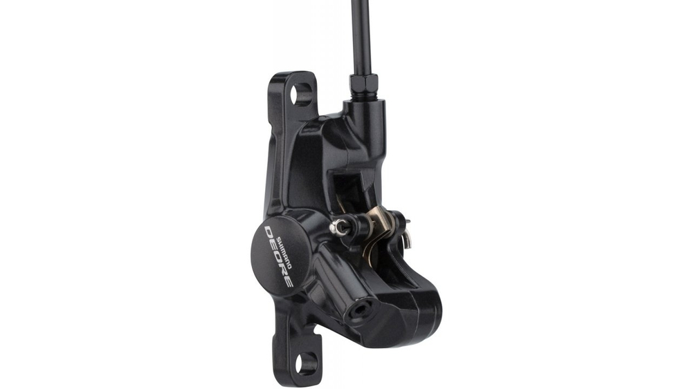 Калип. гидр. Shimano M6000, post mount, полимерн. колодк. G01S, без адапт., цв. Черный EBRM6000MPPRX
