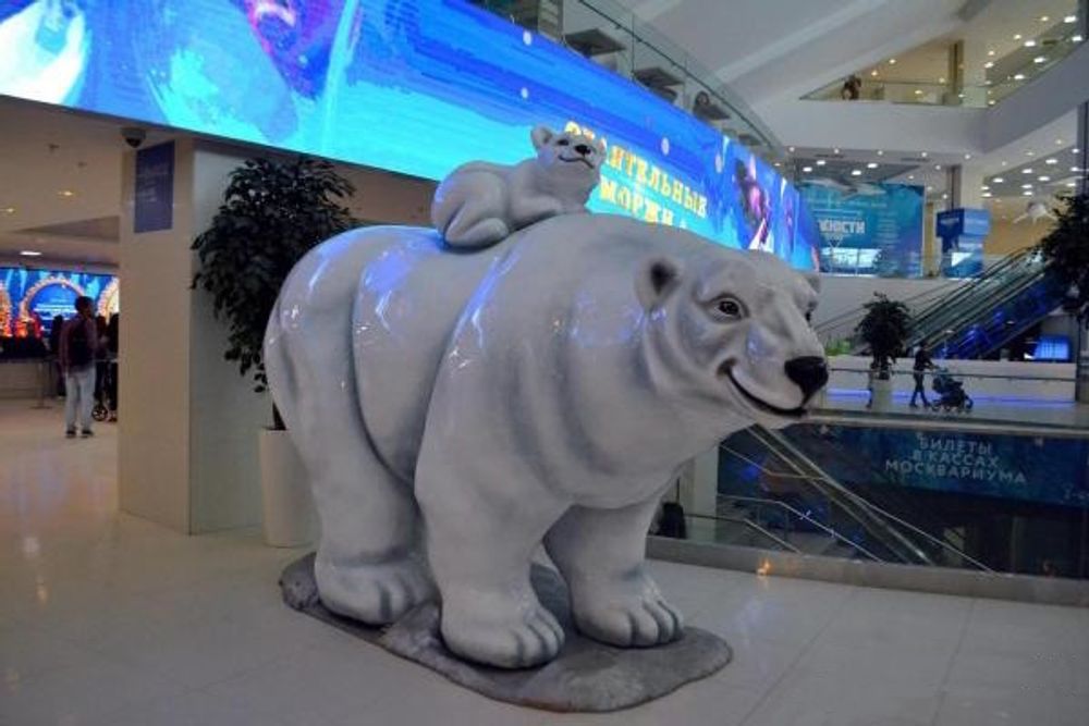 фотозона "Медведица с медвежонком"