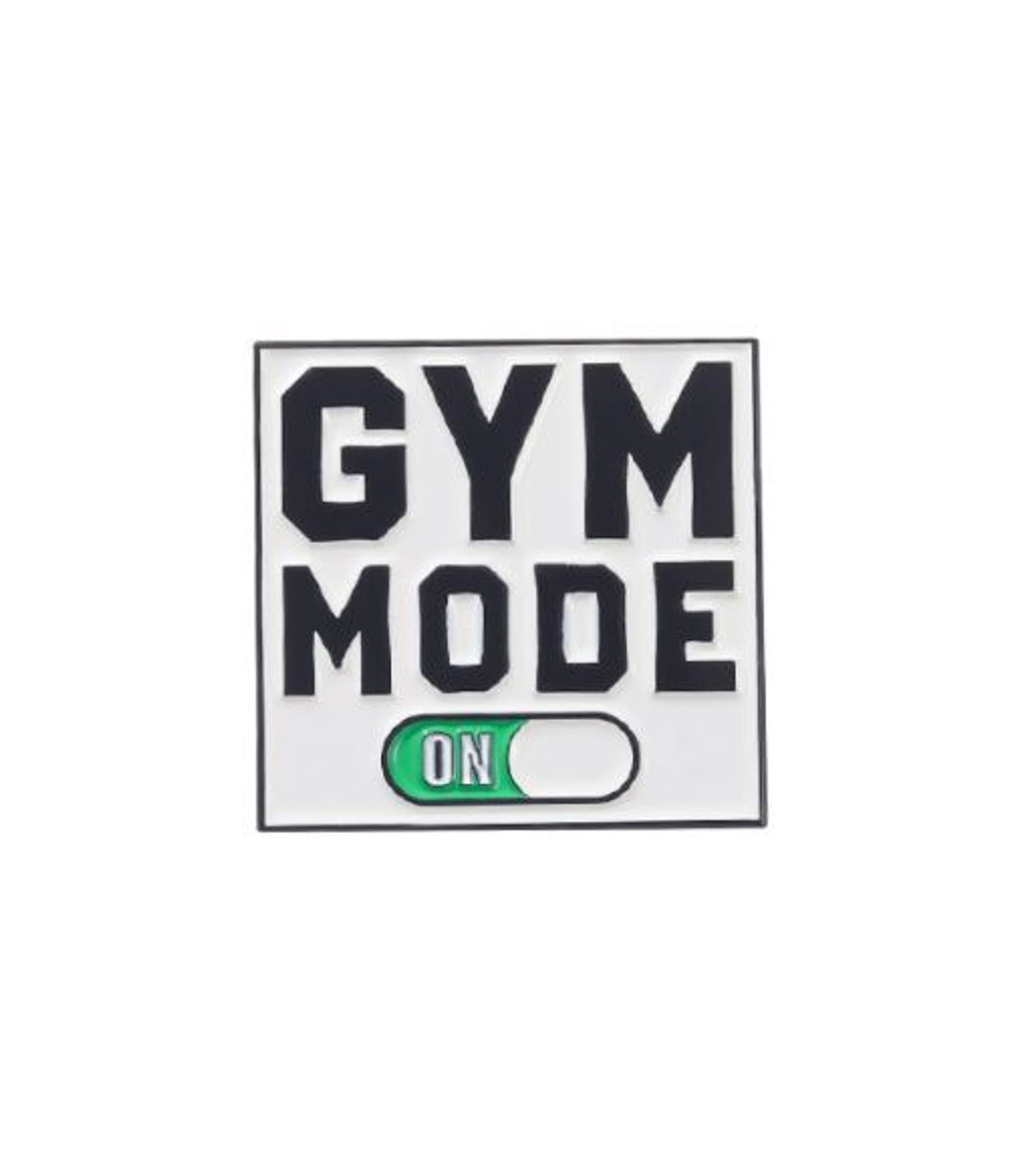 Металлический значок "Gym Mode"