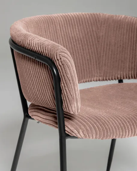 Стул Konnie розовый вельвет