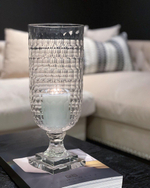 Ваза на ножке с орнаментом 37 см