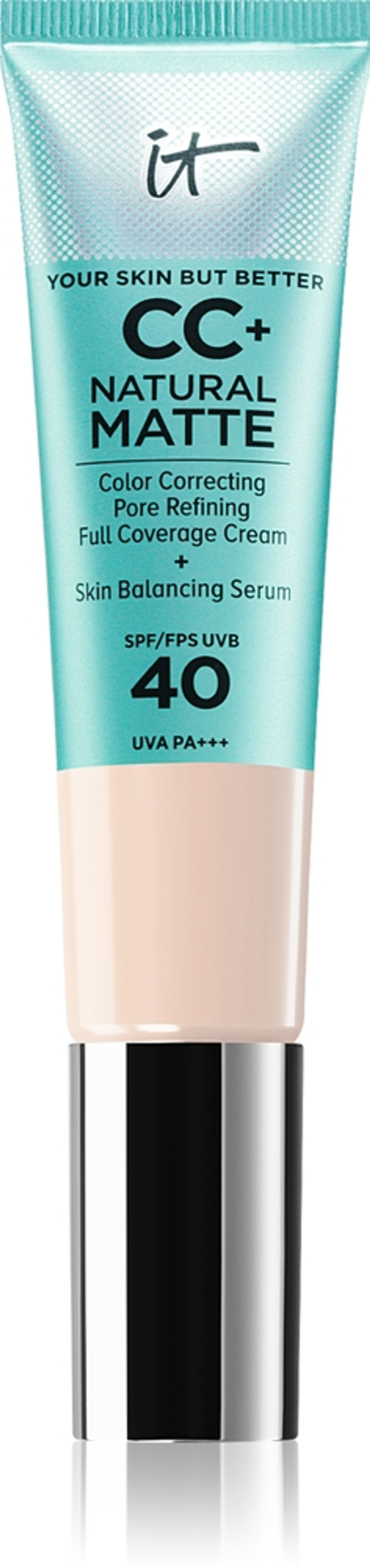 IT Cosmetics Your Skin But Better CC+ Natural Matte - Крем CC матирующий SPF 40 Fair Porcelain, 32 ml