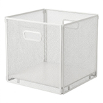 Корзина декоративная "Сomfort", 33х33х32, белый, сталь