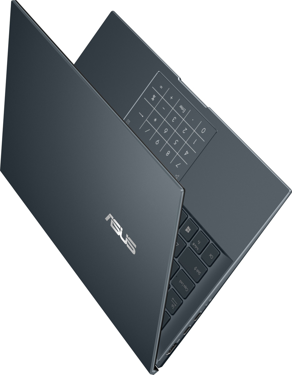 Ноутбук Asus Zenbook 14 UX435EGL-KC044R Pine Grey Core i5-1135G7/16G/512G SSD/14; FHD IPS AG/NV MX450 2G/WiFi/BT/NumberPad/Win10 Pro