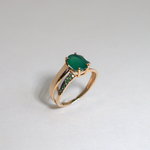 Кольцо с агатом.