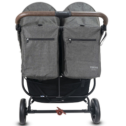 Детская прогулочная коляска для двойни Valco baby Snap Duo Trend Charcoal