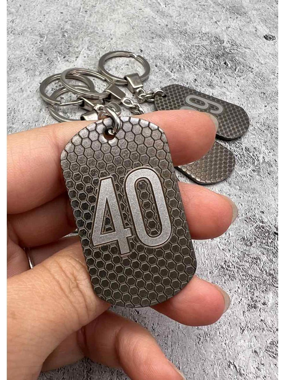 Номерки на ключи металлические 36-40