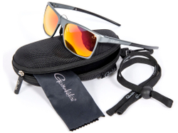 Очки поляризационные Gamakatsu G-Glasses Alu GREY RED MIRROR