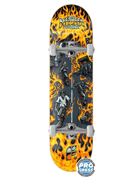 Скейтборд в сборе Footwork Mi4gang Flame Размер 8 x 31.5