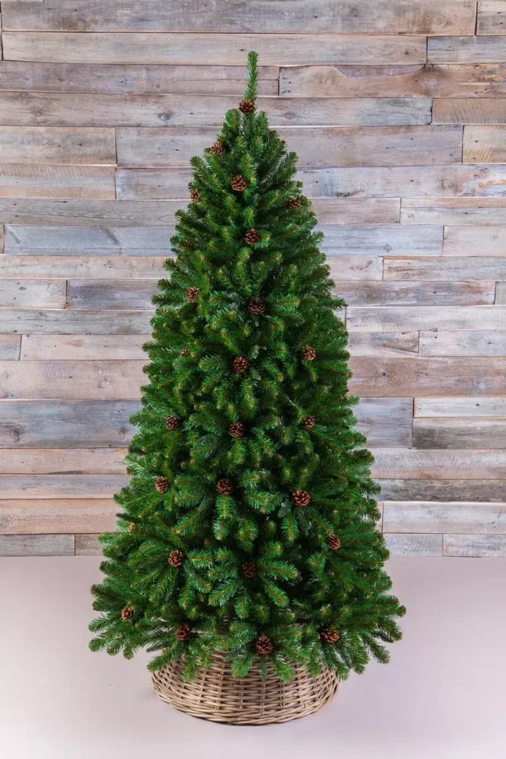 Елка Императрица с шишками 230 см., мягкая хвоя, Triumph Tree (73263)