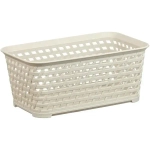 Ящик РОТАНГ 2,2л 240х100мм Бежевый ротанг (комплект 15 шт)